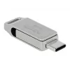 USB-muistitikku DeLOCK 64 GB USB-C Type-A kääntyvä metallikotelo