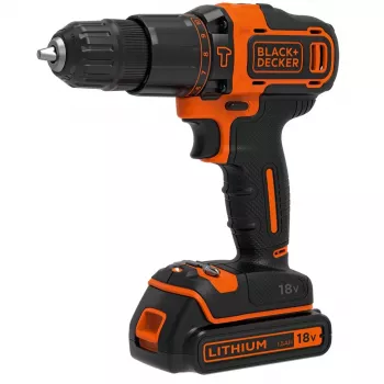 Black & Decker BDCHD18KB-QW porakone avaimeton musta, oranssi