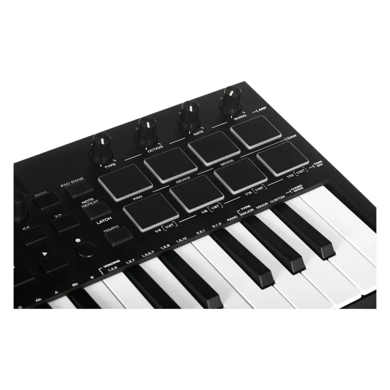 M-AUDIO Oxygen Pro Mini MIDI-kosketinsoitin 32 kosketinta USB musta
