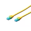 Digitus DK-1512-020/Y Ethernet-patch-kaapeli keltainen