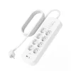 SurgePlus 8x sukopistorasia 1xUSB-A 1xUSB-C 900J 2 m