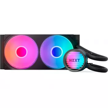 Nestemäinen CPU-jäähdytin NZXT Kraken Core RGB 240 – All-in-One 240 mm:n jäähdytin, RGB-valaistus, musta