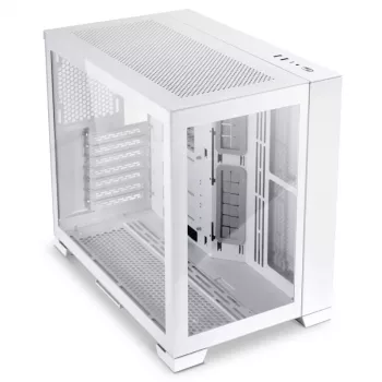 PC-kotelo Lian Li O11D Mini-S Mini Tower valkoinen (yhteensopiva SFX/SFX-L-virtalähteen kanssa)