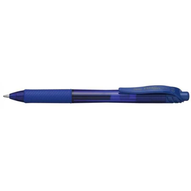 Klipsillä varustettu sisäänvedettävä kuulakärkikynä Pentel Energel X 1.0 sininen