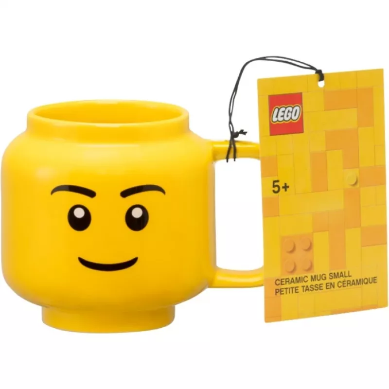 LEGO keraaminen muki Boy, pieni, keltainen