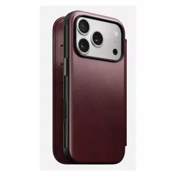 Nomad Modern Leather Folio -puhelinkotelo Apple iPhone 17 Pro, 6,3