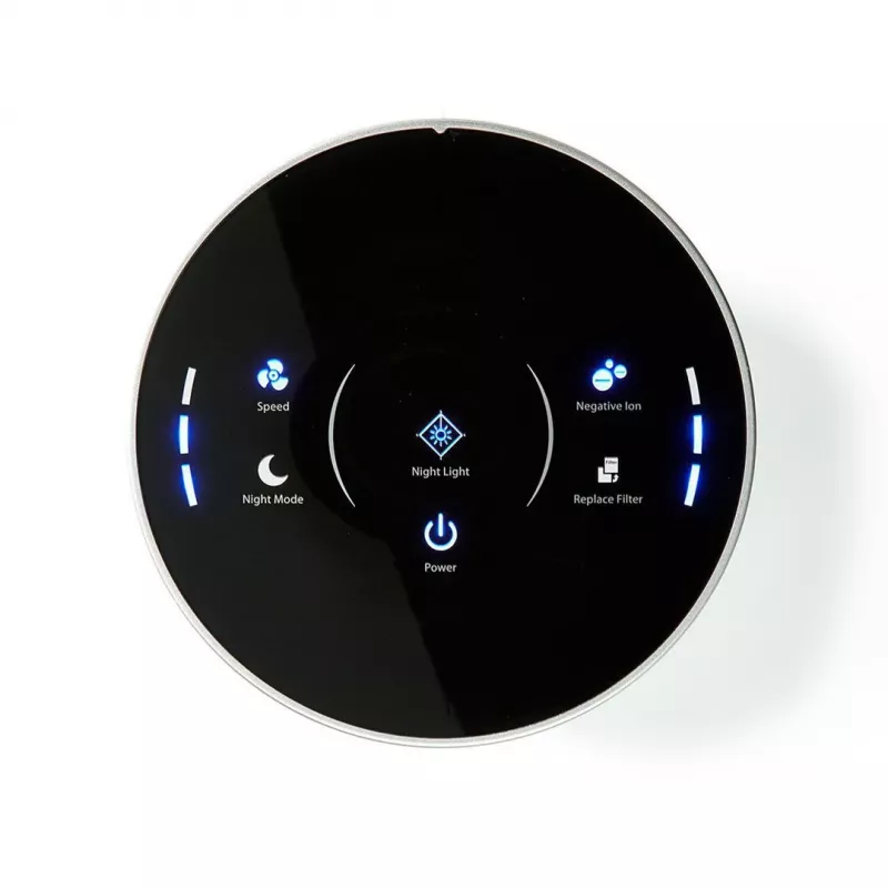 Nedis AIPU100CWT ilmanpuhdistin 20 m² 50 dB 35 W musta, valkoinen