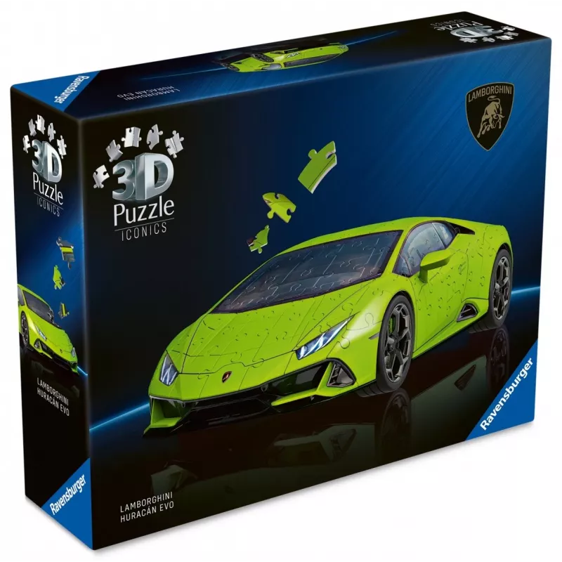 Palapeli 3D 158 osaa Lamborghini Huracan EVO vihreä