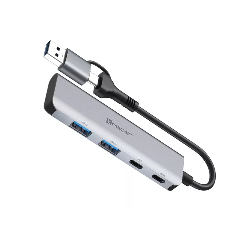 TRACER ADAPTER A-5 USB Type-C – USB-A 2x USB-A + 2x USB-C