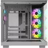 PC-kotelo Thermaltake View 380 XL WS ARGB Snow White — Midi-Tower, ATX-tuki, ikkunalla