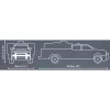 Koottava rakennuslelu Cobi RAM 3500 paloauto COBI-24612 2-in-1-mallisarja