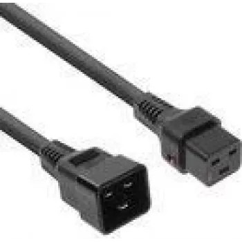 ACT virtakaapeli C19 IEC Lock - C20 musta 1 m, PC1284