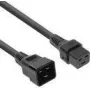 ACT virtakaapeli C19 IEC Lock - C20 musta 1 m, PC1284