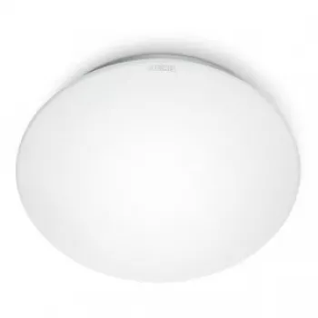 Kattovalaisin Steinel RS 16 L, E27-kanta, 100 W, valkoinen, pyöreä, Ø 27,5 cm, korkeus 95 mm, liiketunnistin
