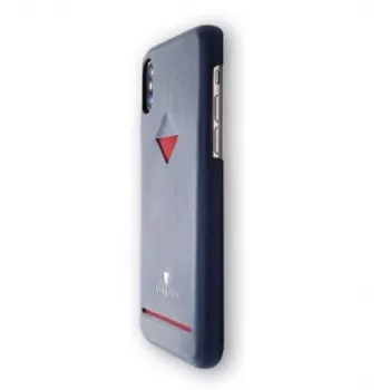 Korttipaikallinen takakuori VixFox iPhone XSMAX - laivastonsininen, takakansi integroidulla korttipaikalla