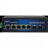 Hallittava teollisuus-PoE-kytkin ALLNET ALL-SGI8106PMJ 4 PoE + 2 uplink-porttia