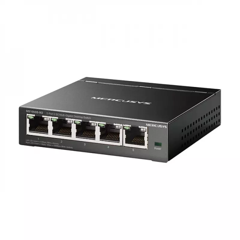 Mercusys MS105GS-M2 5-porttinen 2.5G Multi-Gigabit -pöytäkytkin