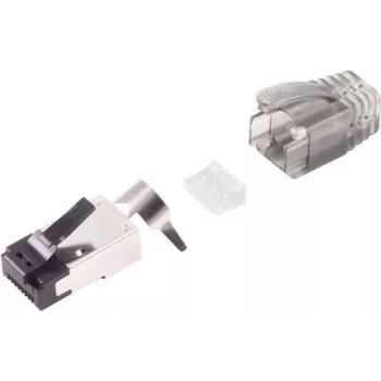Modulaarinen RJ45-pistoke ShiverPeaks SHVP BS08-02050 Interlock – suojattu Ethernet-modulaaripistoke