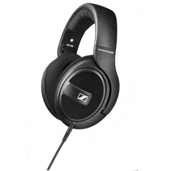 Johdollinen Sennheiser HD 569 -korvakuuloke — suljettu akustinen järjestelmä, 10–28000 Hz, 23 Ω, 115 dB, musta