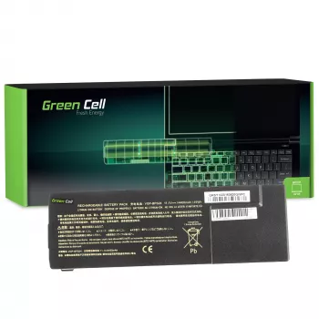 Green Cell SY13 kannettavan tietokoneen akku (VGP-BPS24 VGP-BPL24) Sony VAIO S SVS13 PCG-41214M PCG-41215L -malleille, 11,1 V 4200 mAh, 6 kennoa, musta