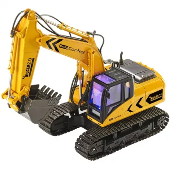 Revell Digger 2.0 - kaivinkone - sähkömoottori - 1:16 - Ready-to-Run (RTR) - musta - keltainen - Digger 2.0 (24924)