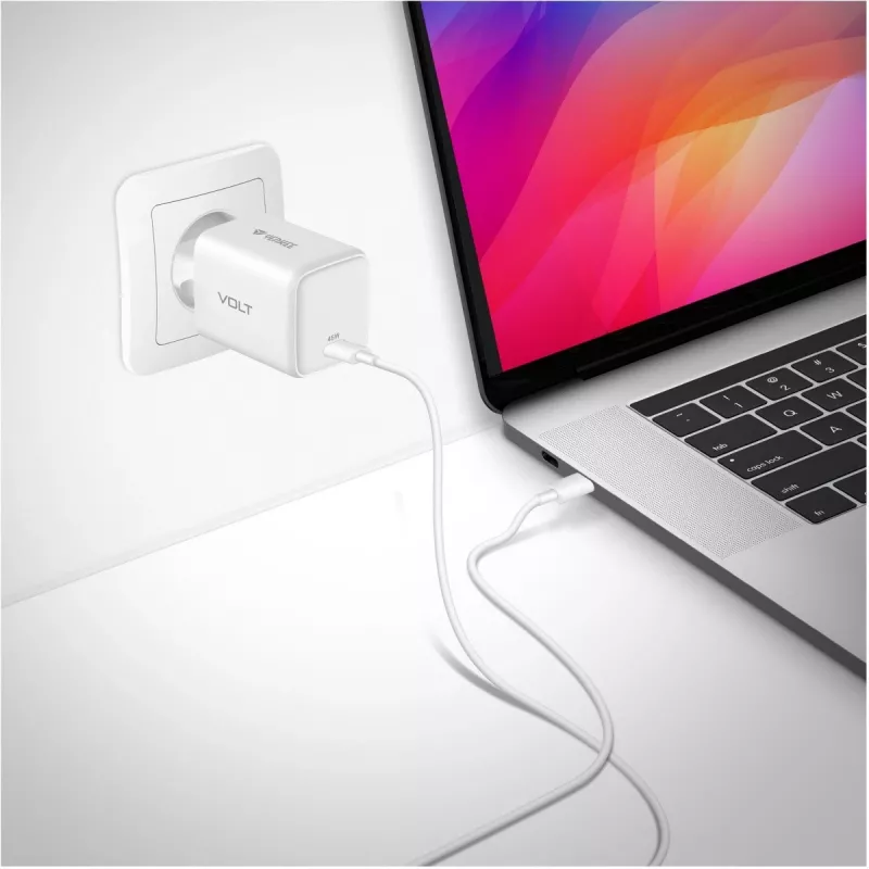 USB-C-laturi YENKEE G45 VOLT 45W Power Delivery 3.0, 3A lähtö