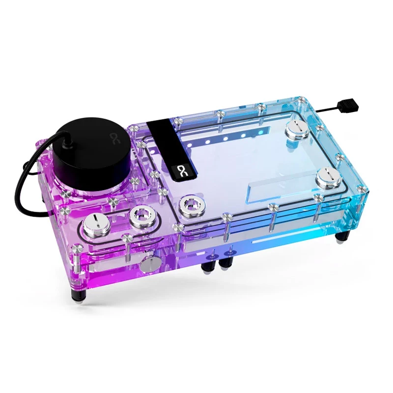 Alphacool Core Flat Reservoir 240, VPP-pumpulla - oikea