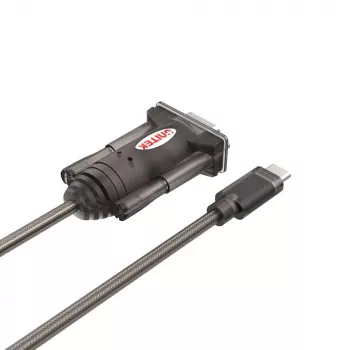 Unitek Y-1105K sarjakaapeli – 1,5 m musta, DB-9 uros DB-9 uros