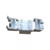 Suojattu Cat.6A ohut Keystone-liitin, EQUIP 767223, työkaluton, RJ-45, litteä, hopea, 8 kpl