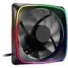 Tuuletin Sharkoon RGB SHARK Lights 12 cm musta
