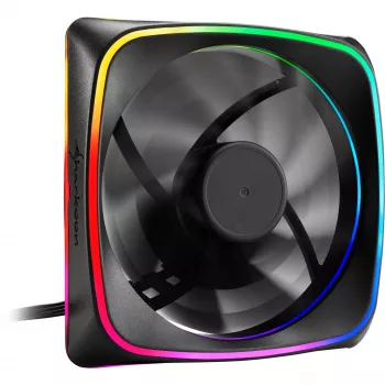 Tuuletin Sharkoon RGB SHARK Lights 12 cm musta