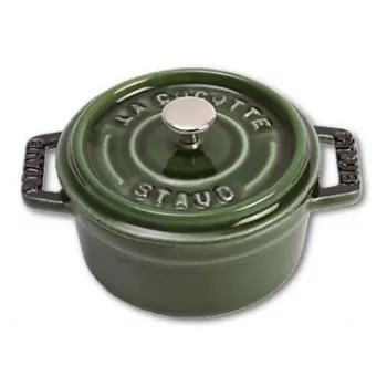 Staub 40509-804 Mini Cocotte 10 cm, basilikanvihreä, valurauta