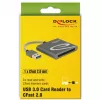 Kortinlukija DeLOCK 91525 USB 3.2 Gen 1 harmaa