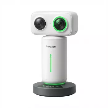 Kaiutinpuhelin Insta360 Wave Ai powered speakerphone valkoinen — kannettava neuvottelulaite