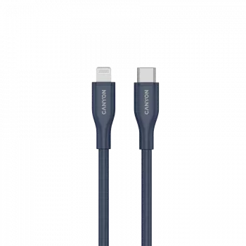 USB-C-Lightning-kaapeli CANYON CLNM60 60W MFi 1 m silikoni sininen