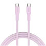 CANYON kaapeli OnWire 60CL C-C 60W COLOR punottu 1m pinkki