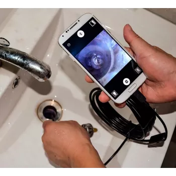 USB-endoskooppi MEDIA-TECH ENDOSCOPE 66° CMOS, 640x480 30fps, IP67, 6 LED, magneetti ja koukku