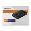 Qoltec 52274 M.2 SSD-telakka | NVMe | SATA | USB-C | DUAL 2 x 2TB