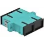 DeLOCK - verkkoliitin - SC multi-mode (W) - SC multi-mode (W) - kuitu - OM3 - vaaleansininen (4 kpl:n pakkaus) (85997)