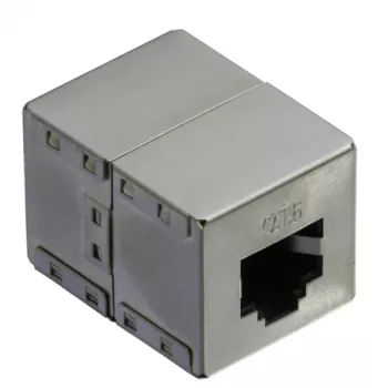 RJ-45-modulaariliitin VALUE Cat.6 suojattu hopea