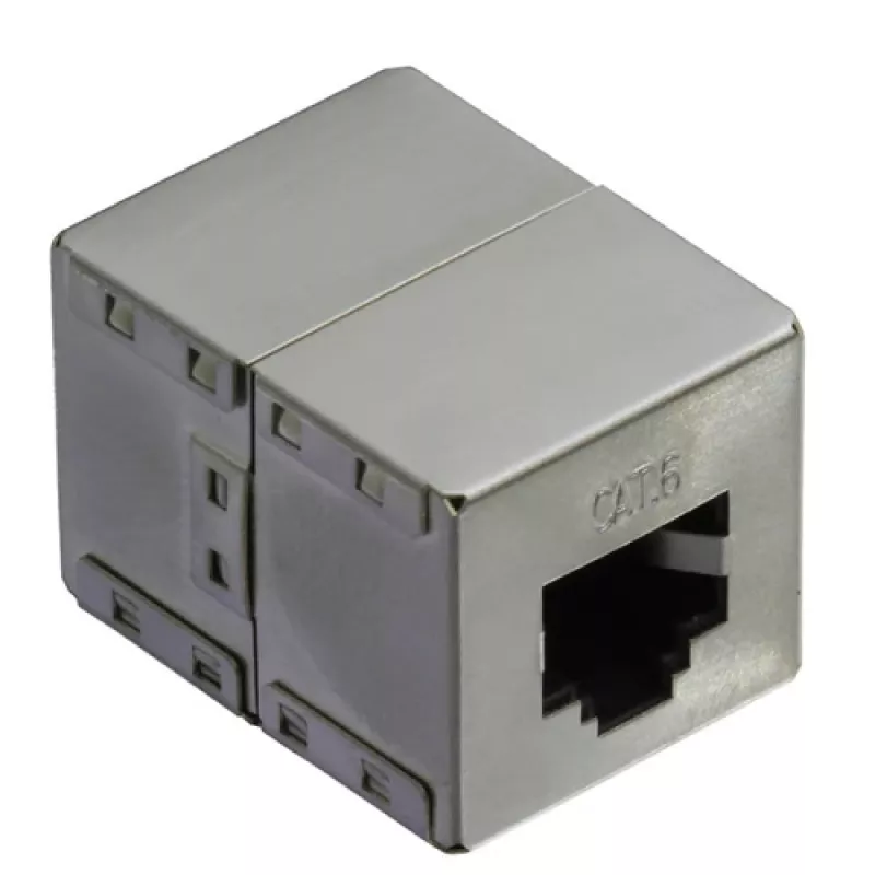 RJ-45-modulaariliitin VALUE Cat.6 suojattu hopea