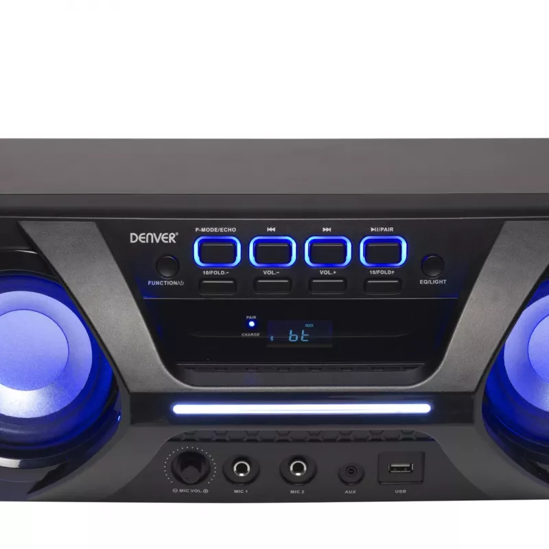 Denver BTB-410NR stereo kannettava kaiutin musta