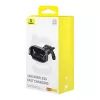Baseus LightChaser BS-CM029 15 W langattomasti lataava autopuhelinteline tuuletusaukkoon, musta