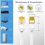 Patchkabel helos 205235 RJ-45, uros-uros, pituus 15 m