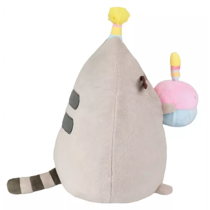 Pehmolelu Pusheen Pusheenilta — 24 cm syntymäpäivähattu kakun kanssa pehmolelu