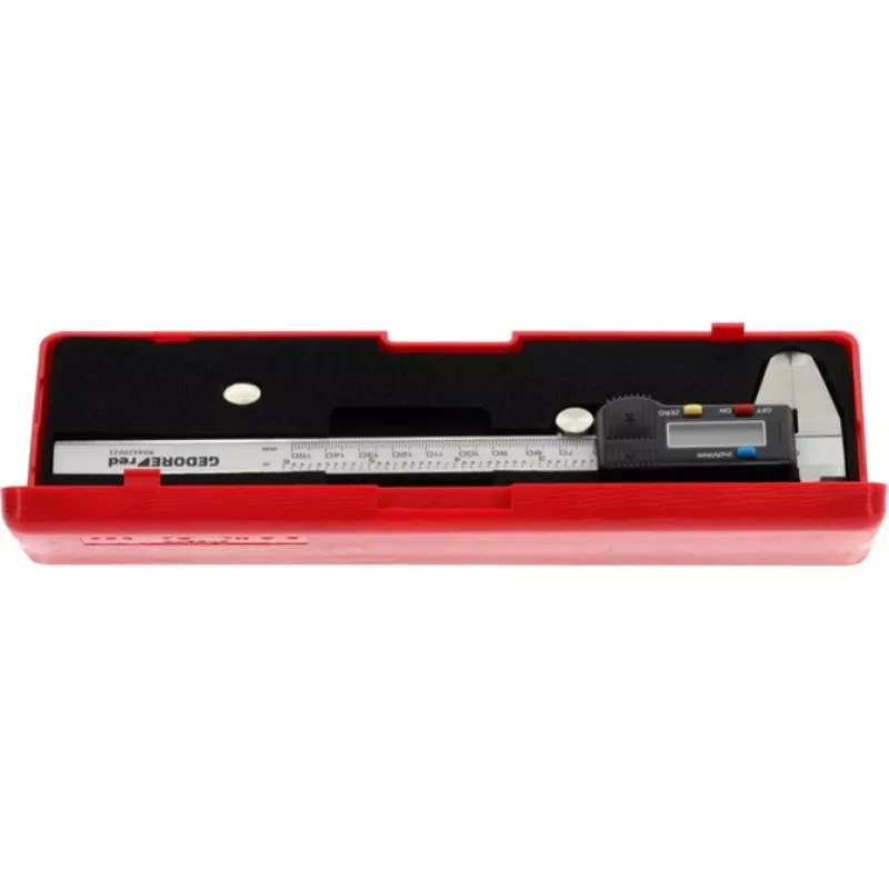 Gedore RED R94420021 3301430 digitaalinen työntömitta, 0–153 mm, mm/tuumaa, harmaa