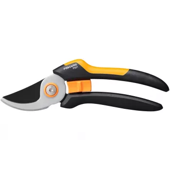 Fiskars Solid M P321 puutarhasakset bypass musta, oranssi