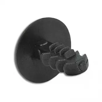 Joulukuusiklipsi DeLOCK 60188 musta nylon 10 kpl
