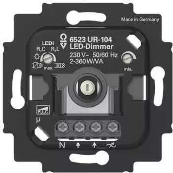 BUSCH JAEGER BJ LED-himmennin 2+3 wire 6523 UR-104m.N Terminal (2CKA006512A0353)