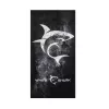 Käsipyyhe White Shark TW-02 sahahai nopeasti kuivuva kevyt mikrofiber